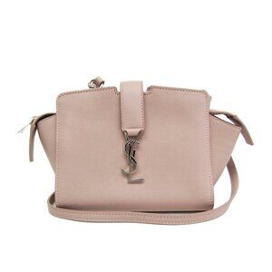 YVES SAINT LAURENT Beige Leather Shoulder Bag